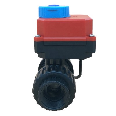 HEPHIS PPO Body&Ceramics Ball Stepper Motor Steam Spill Proportional Control Valve Motorized Ball Valve